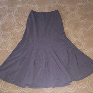 Grey full long skirt
